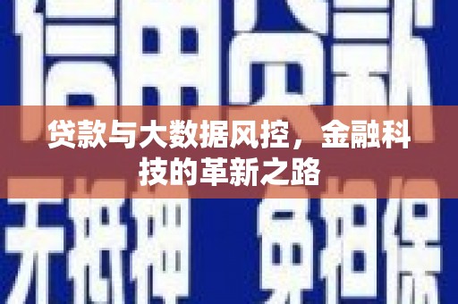 滑县贷款与大数据风控，金融科技的革新之路