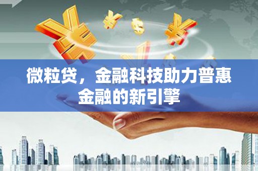 滑县微粒贷，金融科技助力普惠金融的新引擎