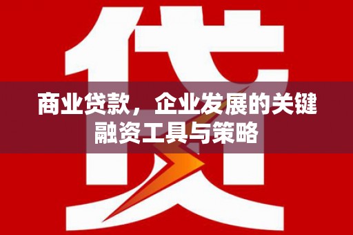 滑县商业贷款，企业发展的关键融资工具与策略