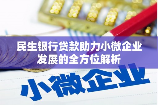 滑县民生银行贷款助力小微企业发展的全方位解析