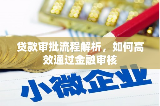 滑县贷款审批流程解析，如何高效通过金融审核