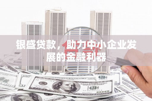 滑县银盛贷款，助力中小企业发展的金融利器