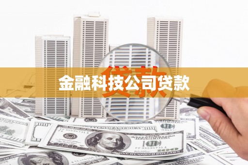 滑县金融科技公司贷款
