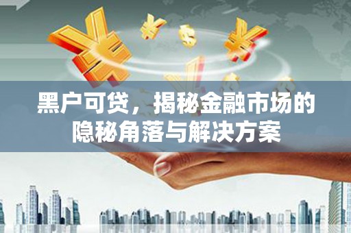 滑县黑户可贷，揭秘金融市场的隐秘角落与解决方案