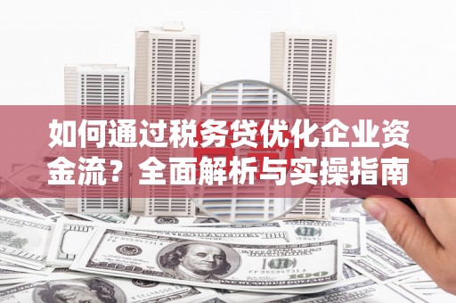 滑县如何通过税务贷优化企业资金流？全面解析与实操指南