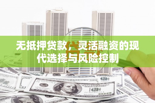 滑县无抵押贷款，灵活融资的现代选择与风险控制