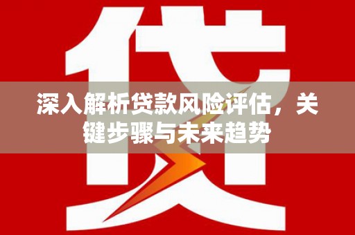 滑县深入解析贷款风险评估，关键步骤与未来趋势