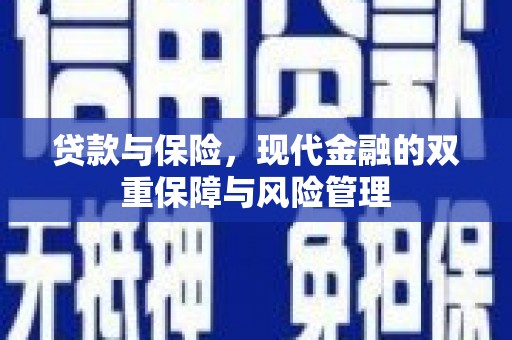 滑县贷款与保险，现代金融的双重保障与风险管理