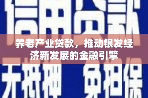 滑县养老产业贷款，推动银发经济新发展的金融引擎