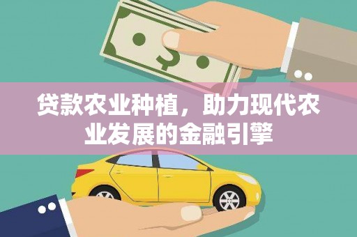 滑县贷款农业种植，助力现代农业发展的金融引擎
