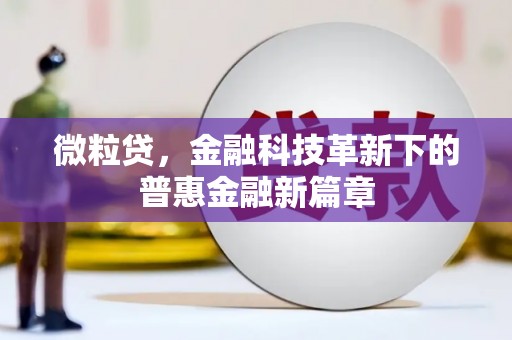 滑县微粒贷，金融科技革新下的普惠金融新篇章