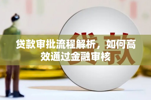 滑县贷款审批流程解析，如何高效通过金融审核