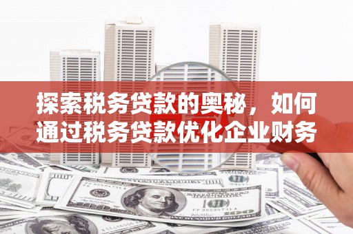 滑县探索税务贷款的奥秘，如何通过税务贷款优化企业财务