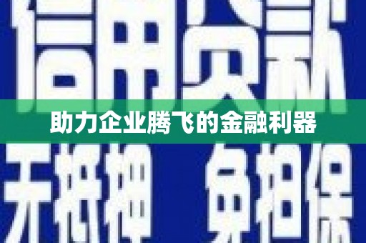 滑县助力企业腾飞的金融利器