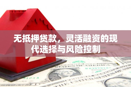 滑县无抵押贷款，灵活融资的现代选择与风险控制