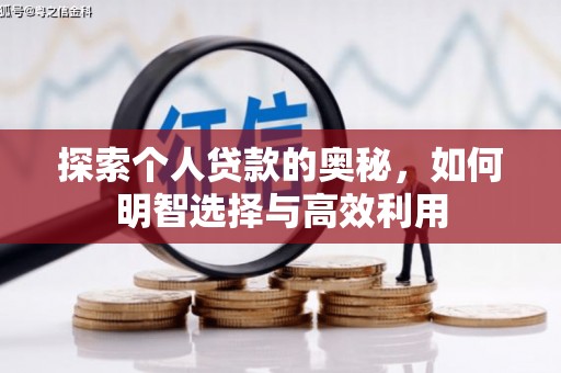 滑县探索个人贷款的奥秘，如何明智选择与高效利用