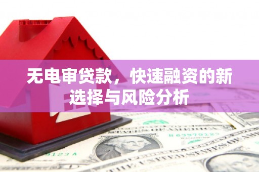 滑县无电审贷款，快速融资的新选择与风险分析