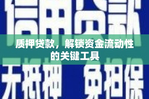 滑县质押贷款，解锁资金流动性的关键工具