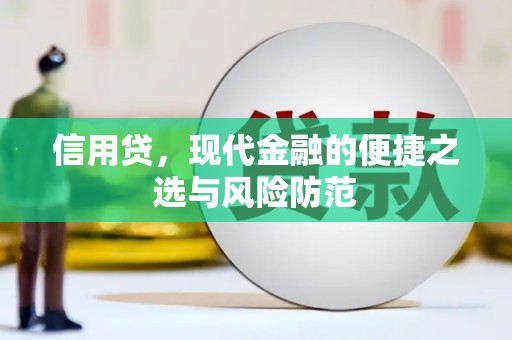 滑县信用贷，现代金融的便捷之选与风险防范
