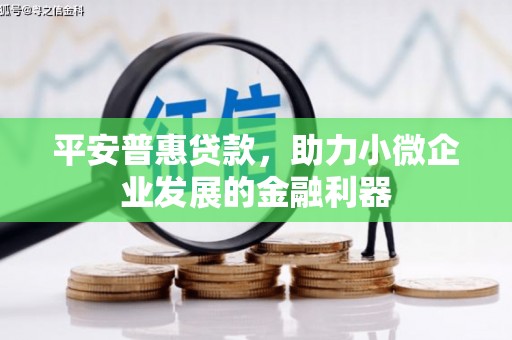 滑县平安普惠贷款，助力小微企业发展的金融利器