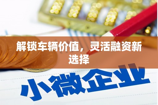 滑县解锁车辆价值，灵活融资新选择