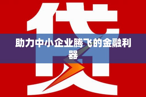 滑县助力中小企业腾飞的金融利器