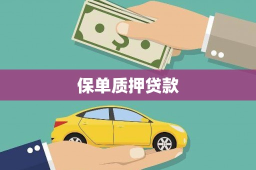 滑县保单质押贷款