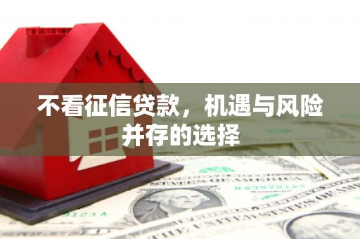 滑县不看征信贷款，机遇与风险并存的选择