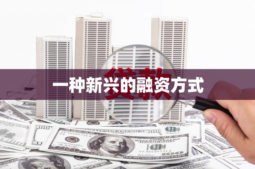 滑县一种新兴的融资方式